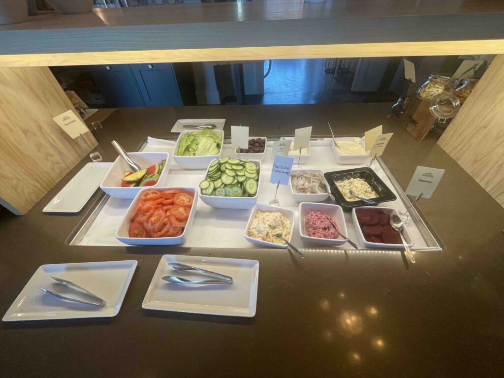 Hotel Breakfast vegetables
