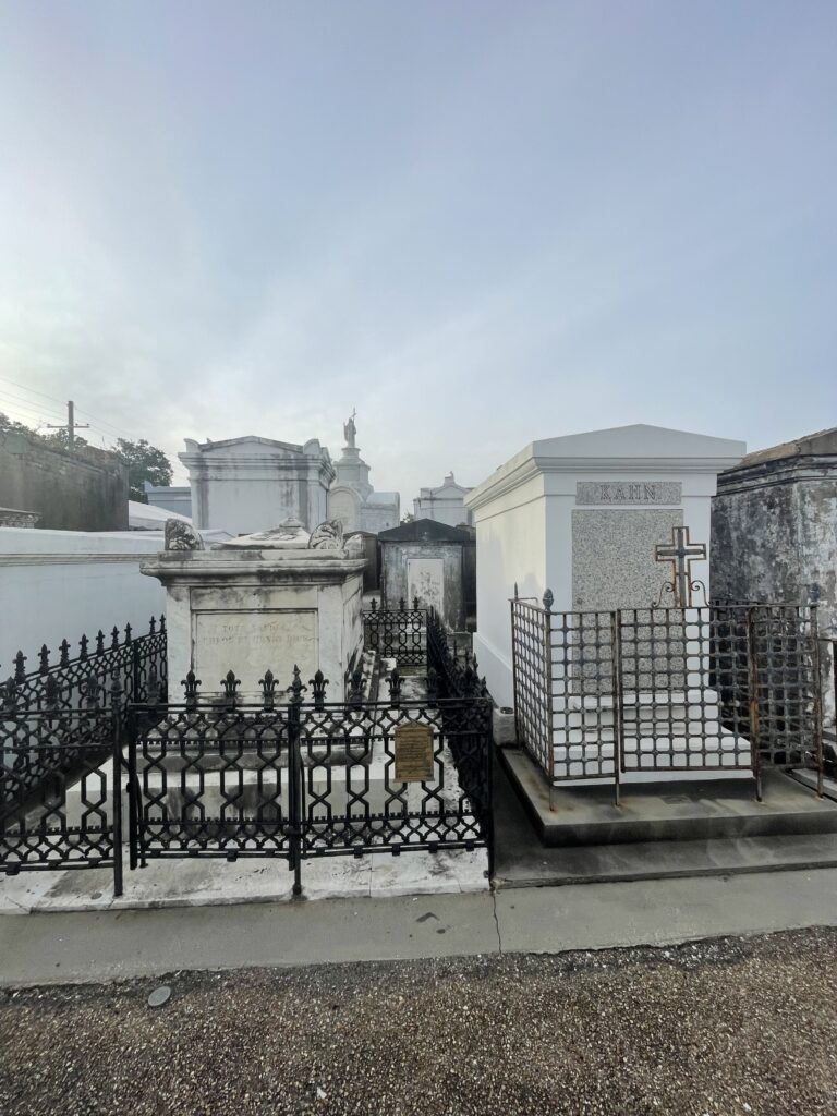 Above ground cemetery